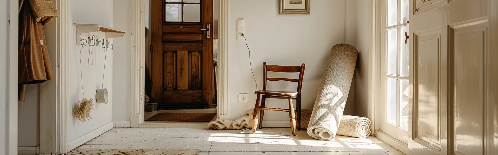 Nette stapel grofvuil klaar voor ophaling